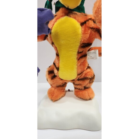 Disney Telco Motion-ette Animated Christmas Tigger 15" Wire Tree & Mittens WORKS - Picture 8 of 11